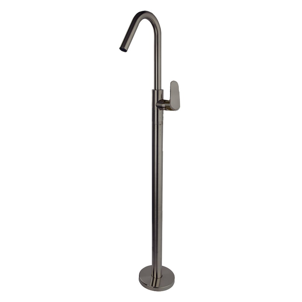 Ramon Soler - Alexia, monomando de columna para lavabo, grafito - BricoandPool