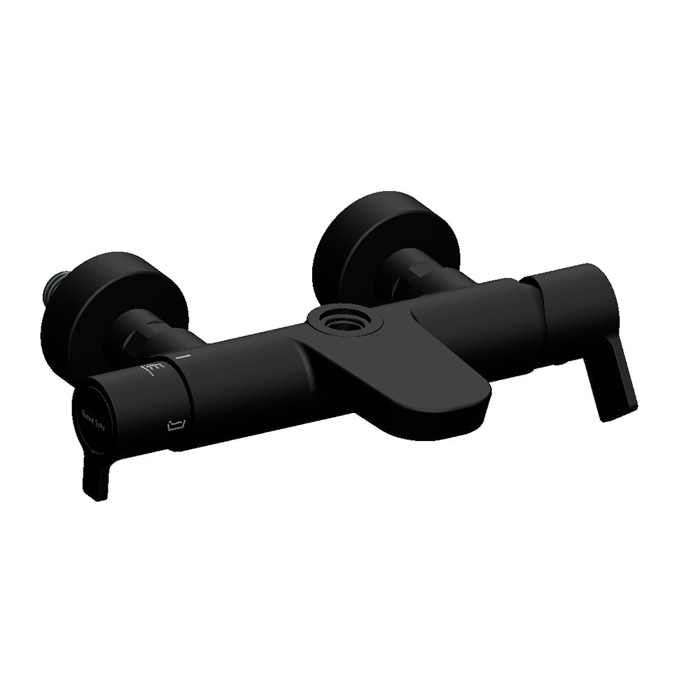 Ramon Soler - Blautherm, monomando de baño - ducha, negro mate - BricoandPool