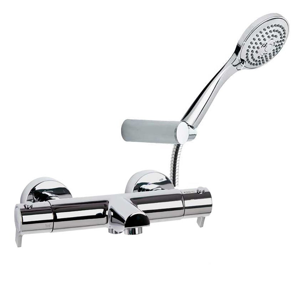 Ramon Soler - Blautherm, termostático de baño - ducha con equipo de ducha, cromo - BricoandPool