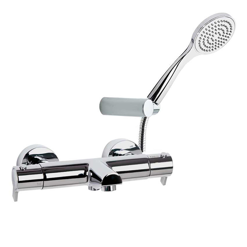 Ramon Soler - Blautherm, termostático de baño - ducha con equipo de ducha, cromo - BricoandPool