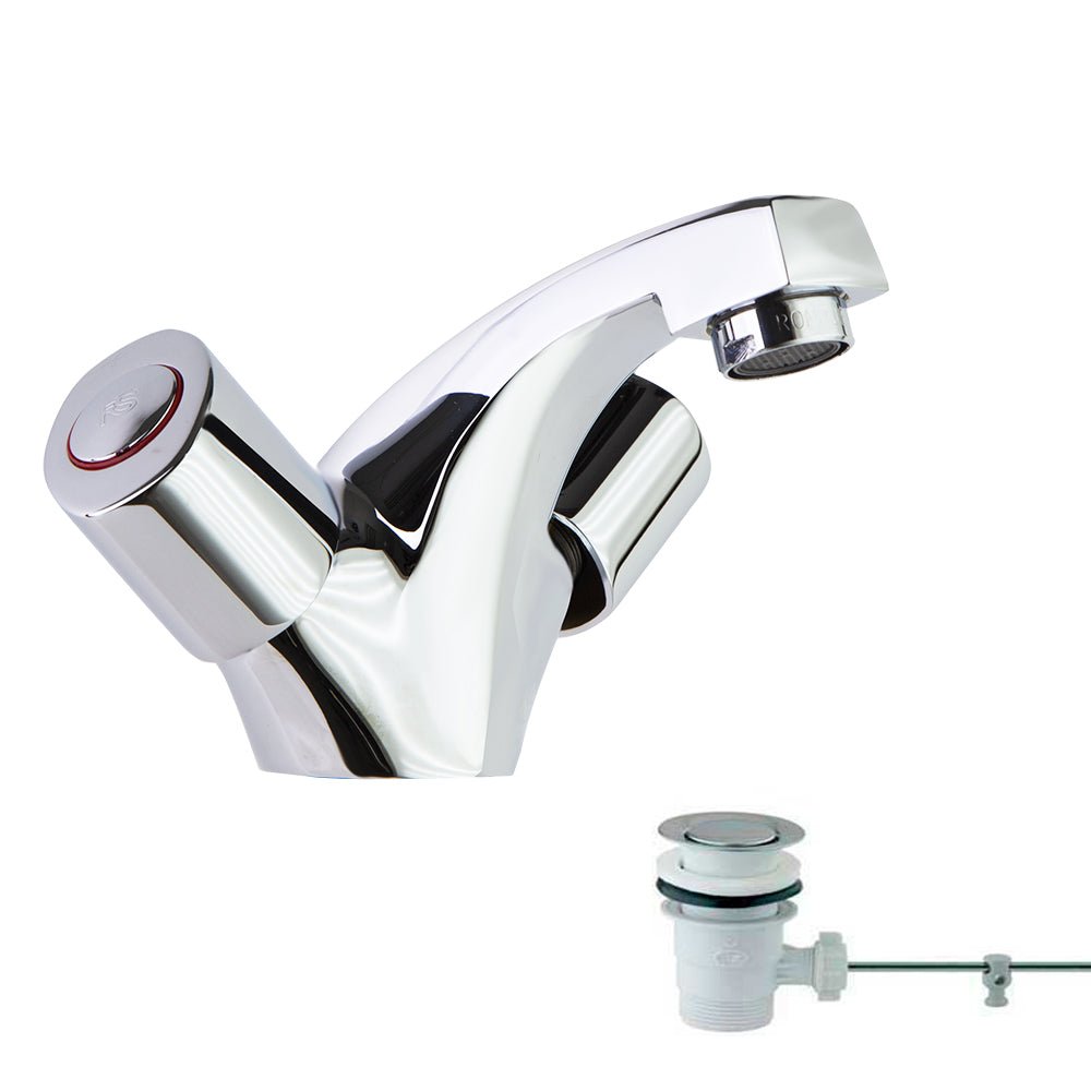 Ramon Soler - Eco, bimando de lavabo, cromo - BricoandPool