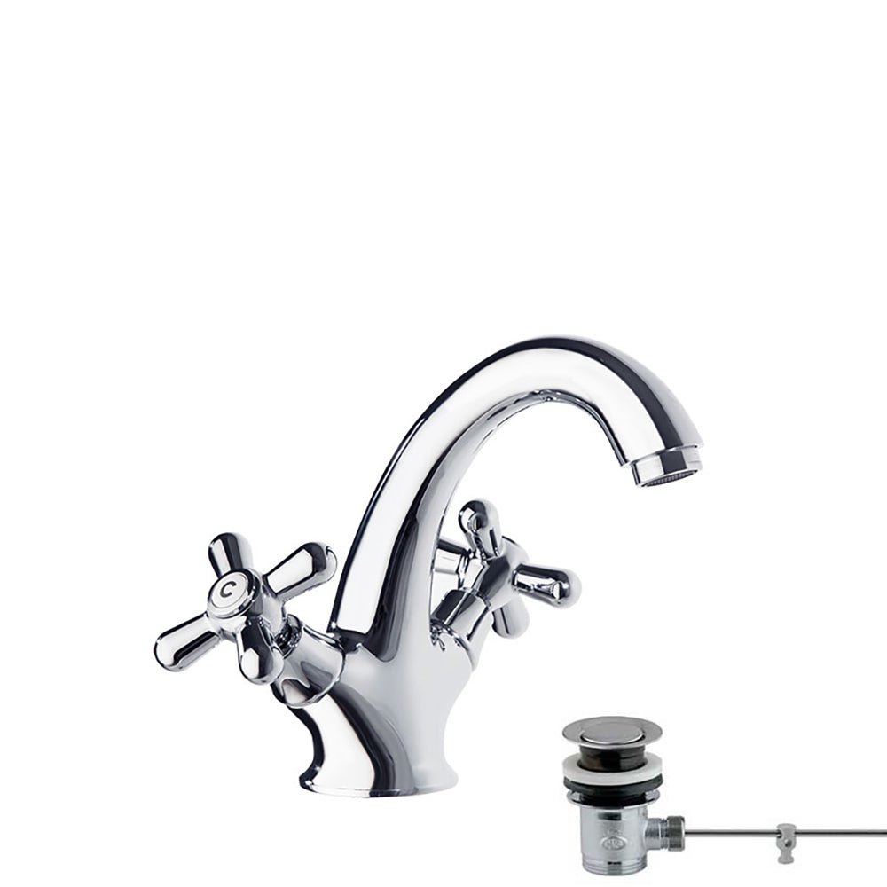 Ramon Soler - Gaudí, bimando de lavabo con caño giratorio, cromo - BricoandPool