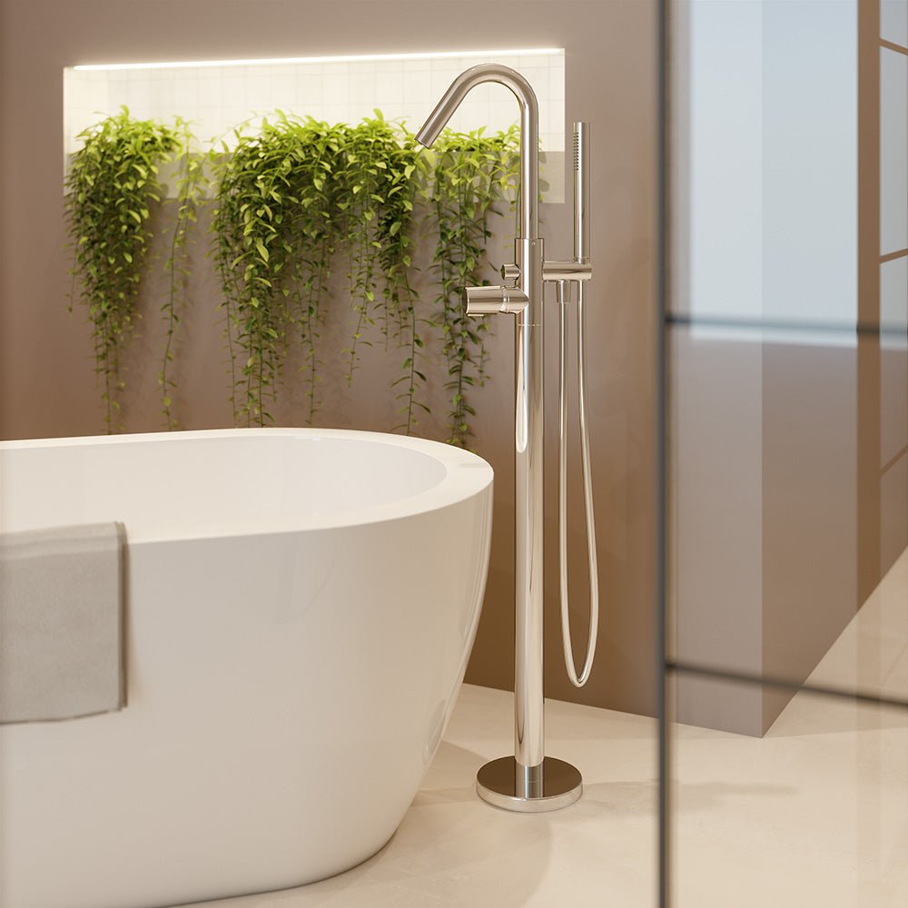 Ramon Soler - Grifo de bañera monomando Tzar con equipo de ducha cromo - BricoandPool