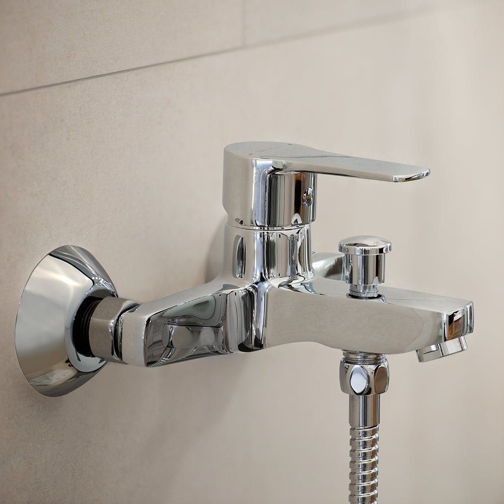 Ramon Soler - Grifo de baño - ducha monomando Titanium cromo - BricoandPool