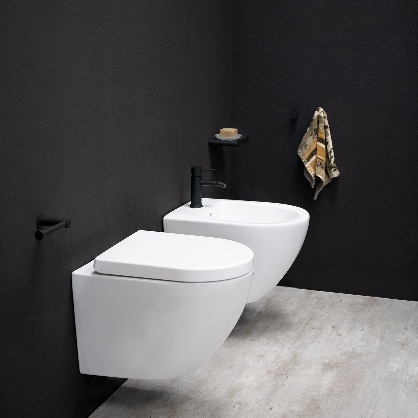 Ramon Soler - Grifo de bidé monomando Odisea 5L negro mate - BricoandPool