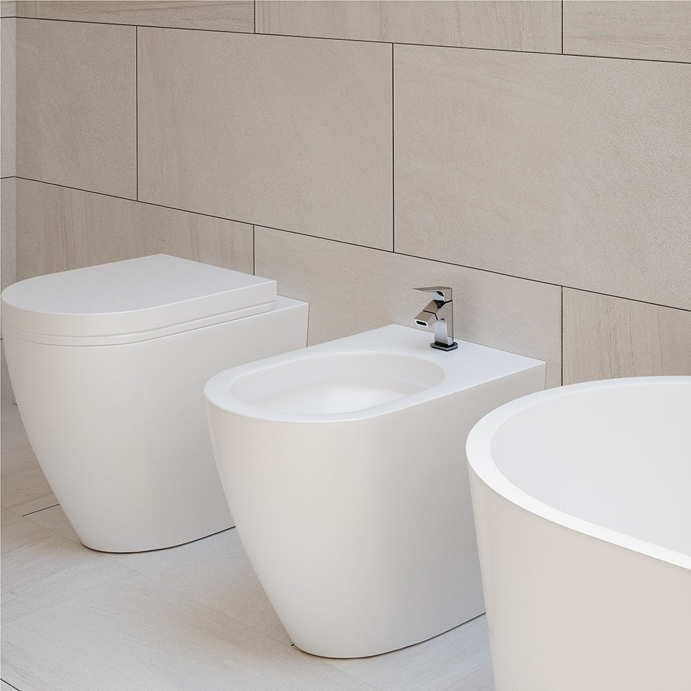 Ramon Soler - Grifo de bidé monomando Urban Chic con salida en cascada y caudal limitado cromo - BricoandPool