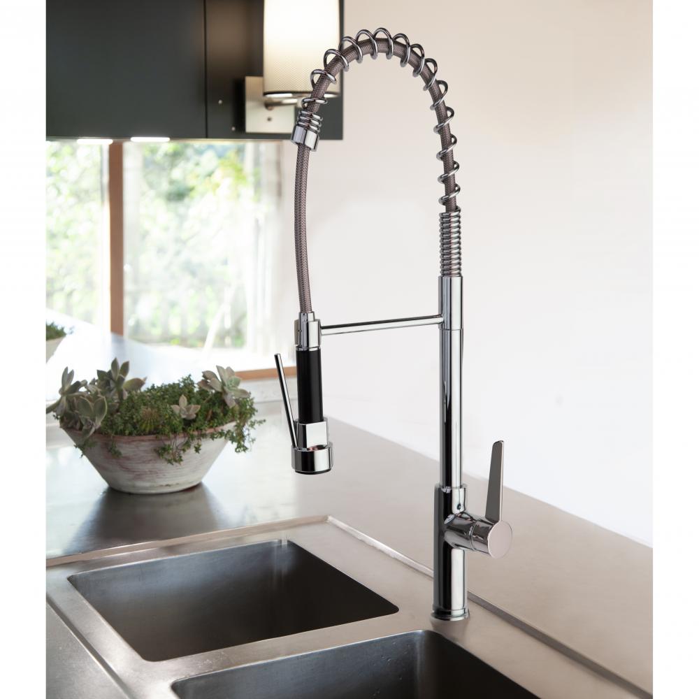 Ramon Soler - Grifo de cocina profesional monomando altura 752 mm cromo - BricoandPool