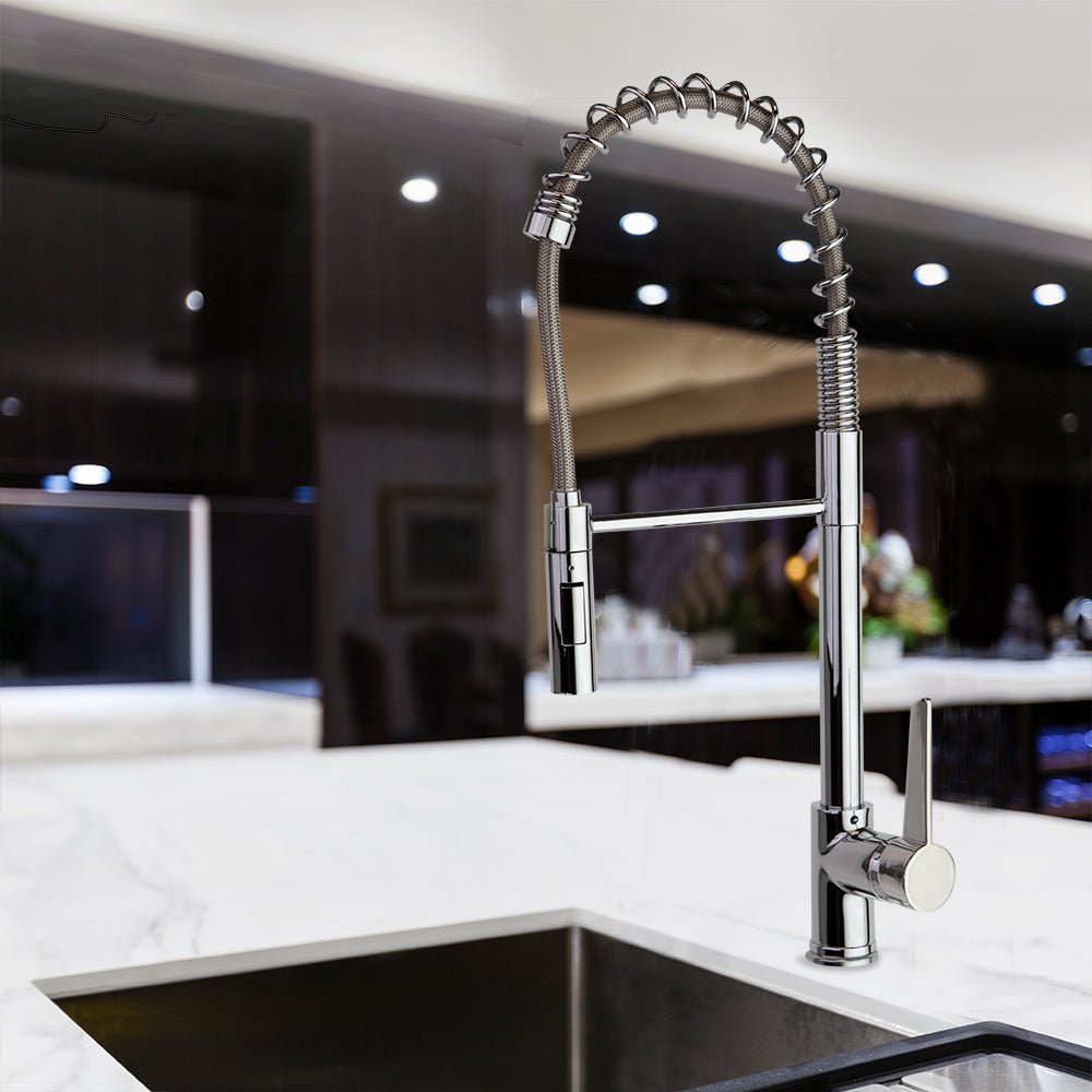 Ramon Soler - Grifo de cocina profesional monomando cromo - BricoandPool