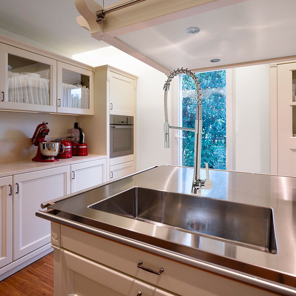 Ramon Soler - Grifo de cocina profesional monomando cromo - BricoandPool