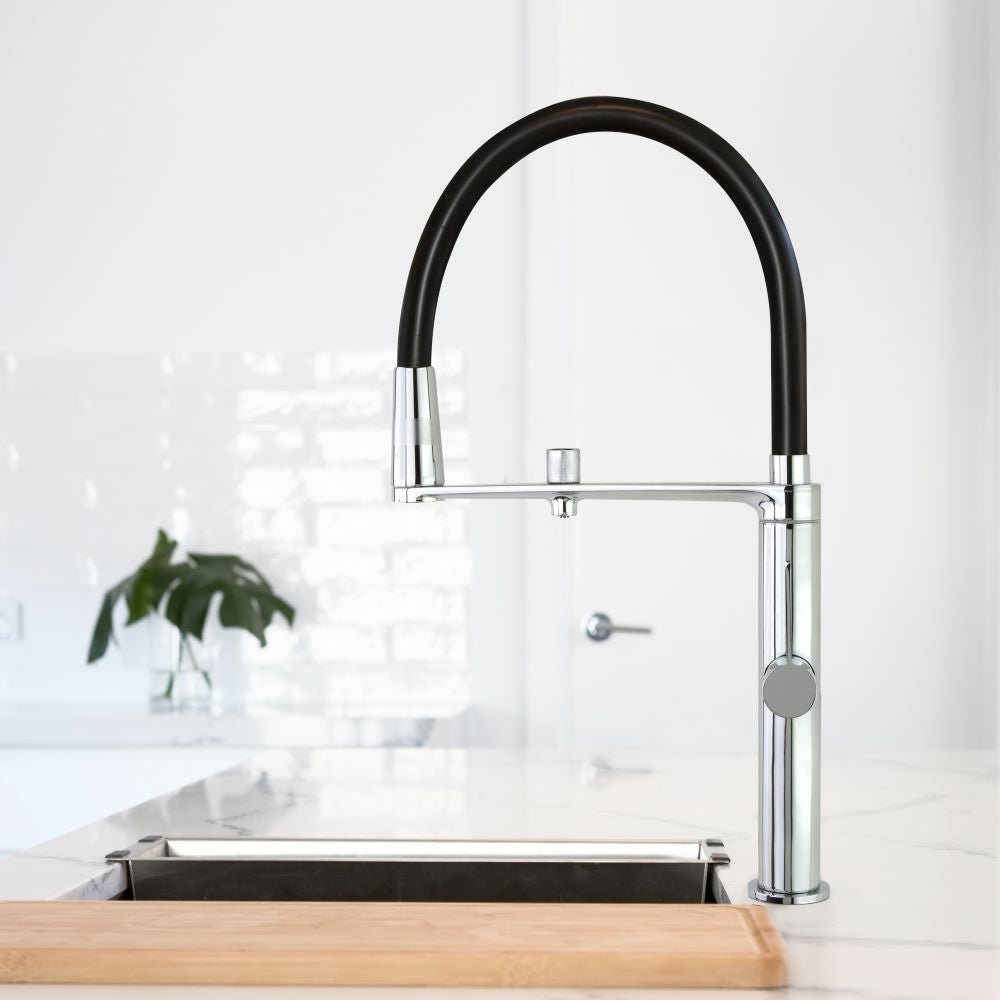 Ramon Soler - Grifo de cocina profesional monomando Pure Water cromo - BricoandPool