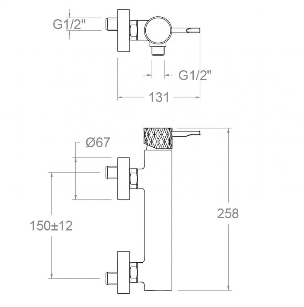 Ramon Soler - Grifo de ducha monomando Odisea Joya cromo - BricoandPool