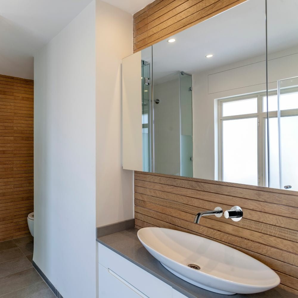 Ramon Soler - Grifo de lavabo empotrado monomando Tzar mural cromo - BricoandPool