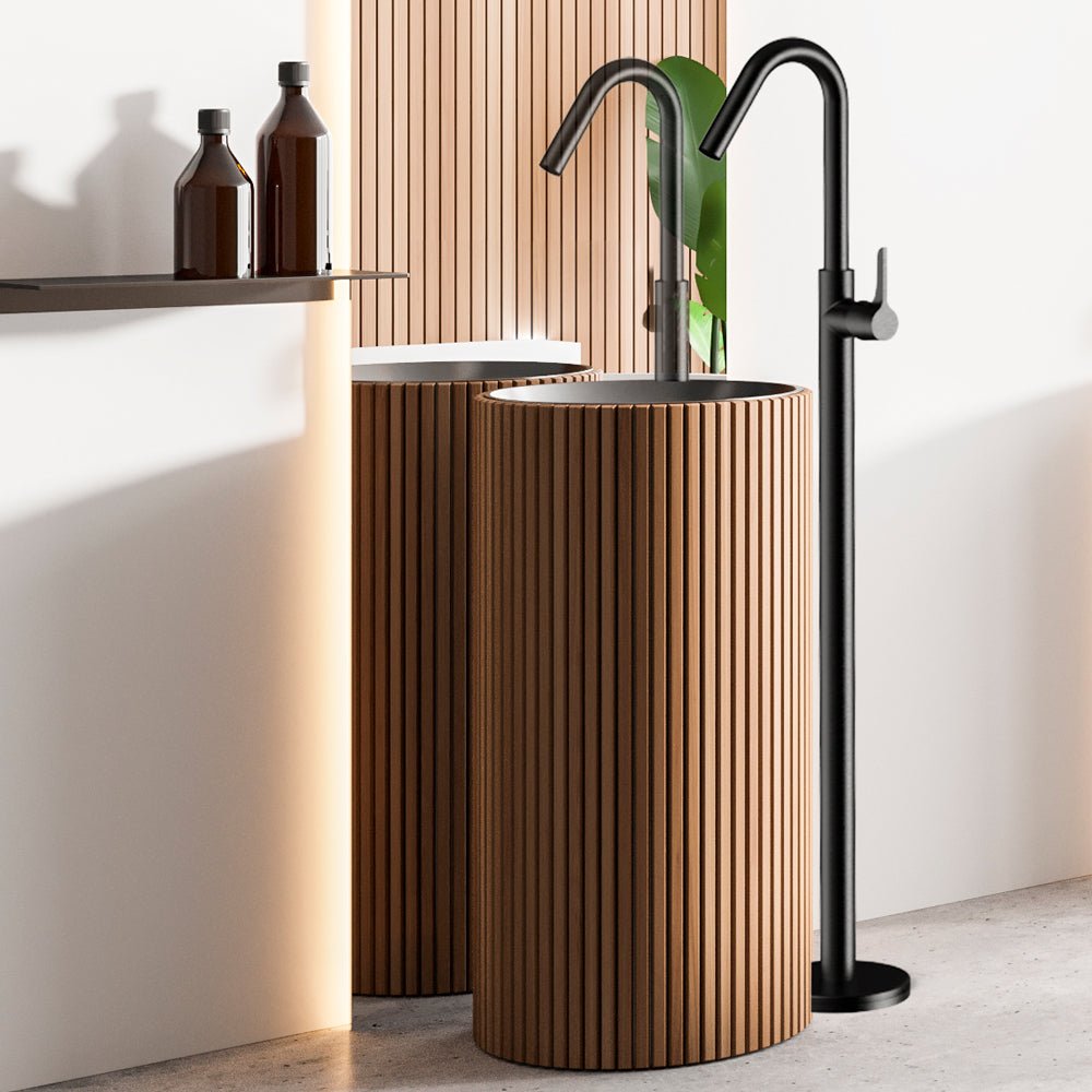 Ramon Soler - Grifo de lavabo monomando Adagio negro mate - BricoandPool