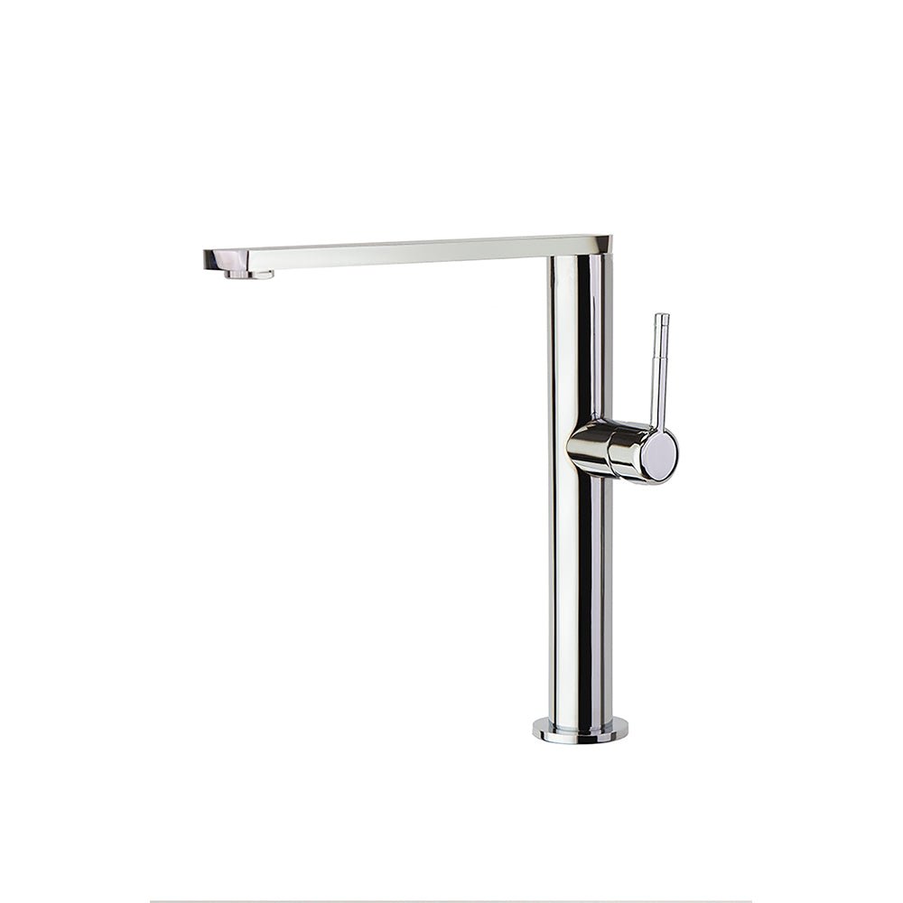 Ramon Soler - Monomando de cocina con caño alto giratorio, cromo - BricoandPool