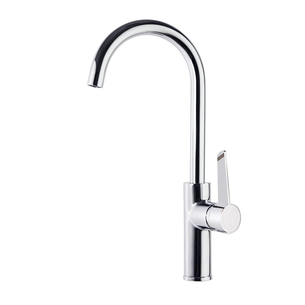 Ramon Soler - Monomando de cocina con caño giratorio, cromo - BricoandPool