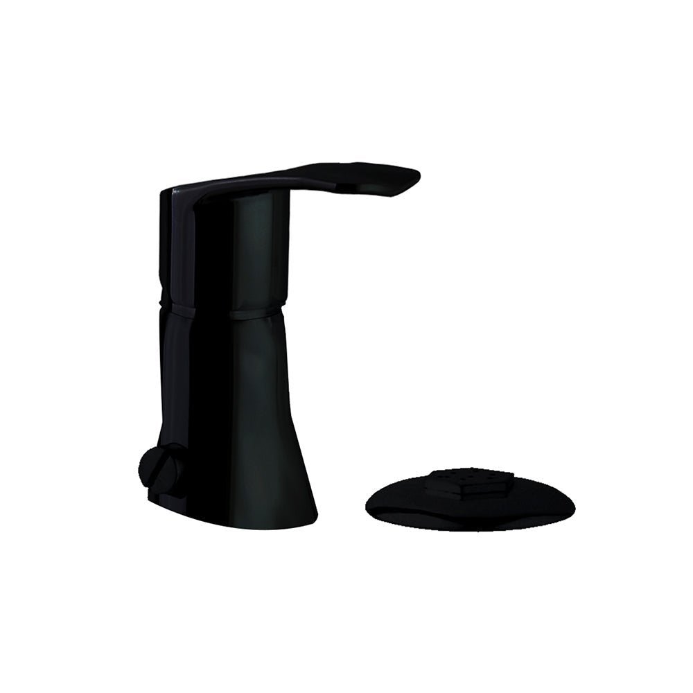 Ramon Soler - New Fly, monomando para bidé de repisa con ducha, negro mate - BricoandPool