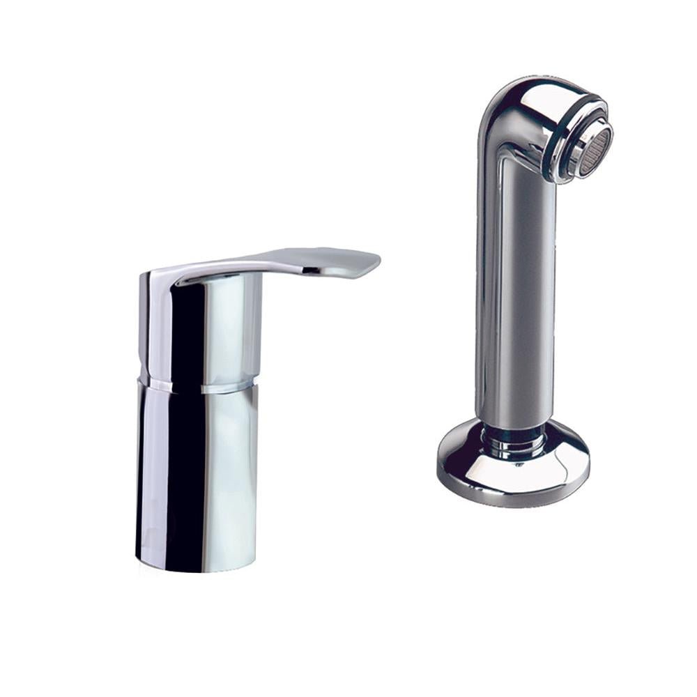 Ramon Soler - New Fly, monomando para peluquería con equipo de ducha, cromo - BricoandPool