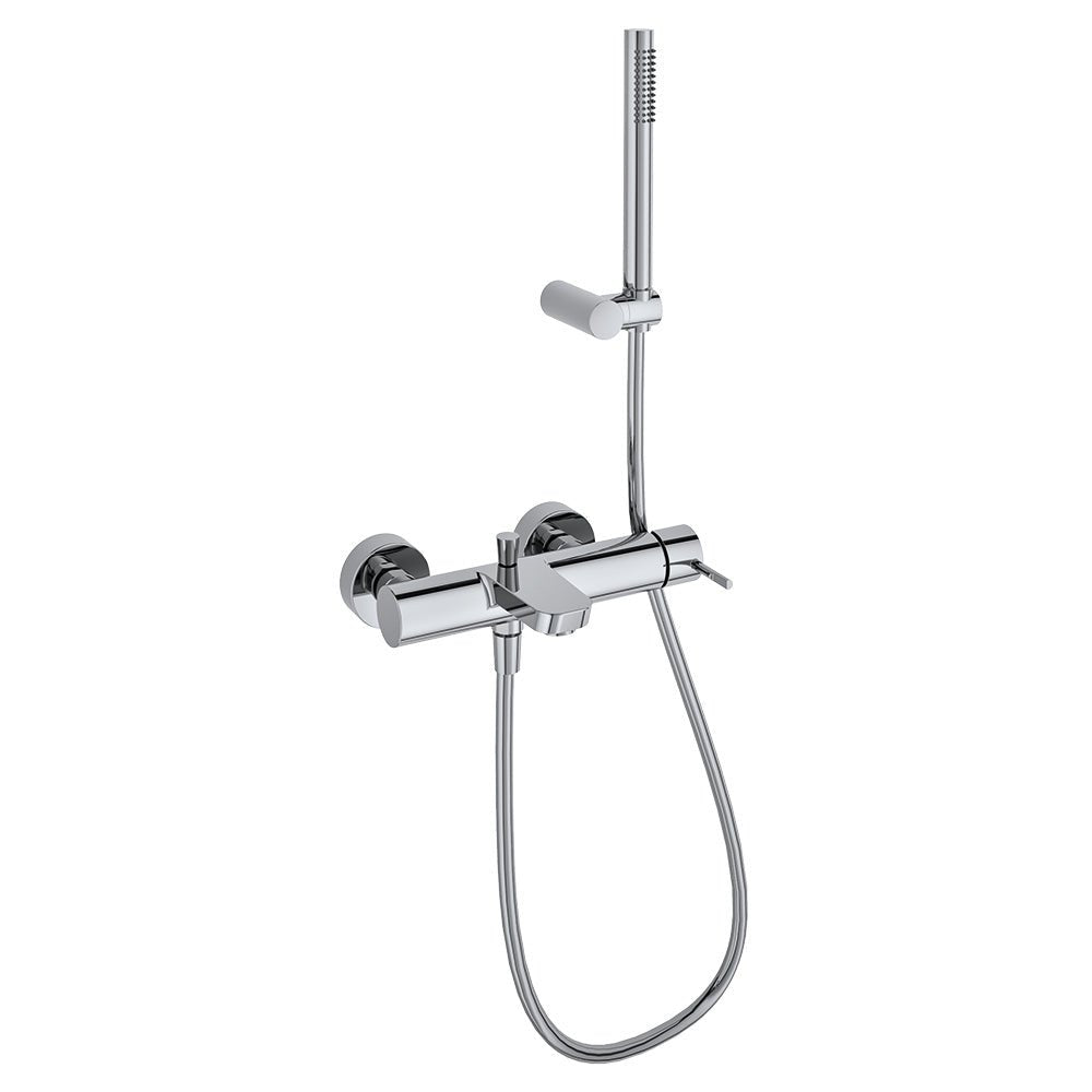 Ramon Soler - Odisea, conjunto monomando de baño - ducha con equipo de ducha, cromo - BricoandPool