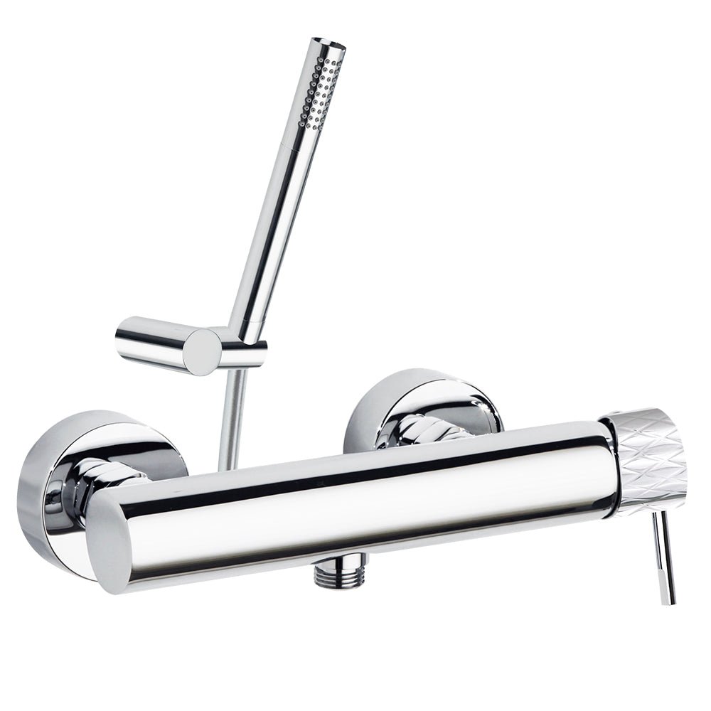 Ramon Soler - Odisea Joya, conjunto monomando de ducha con equipo de ducha, cromo - BricoandPool