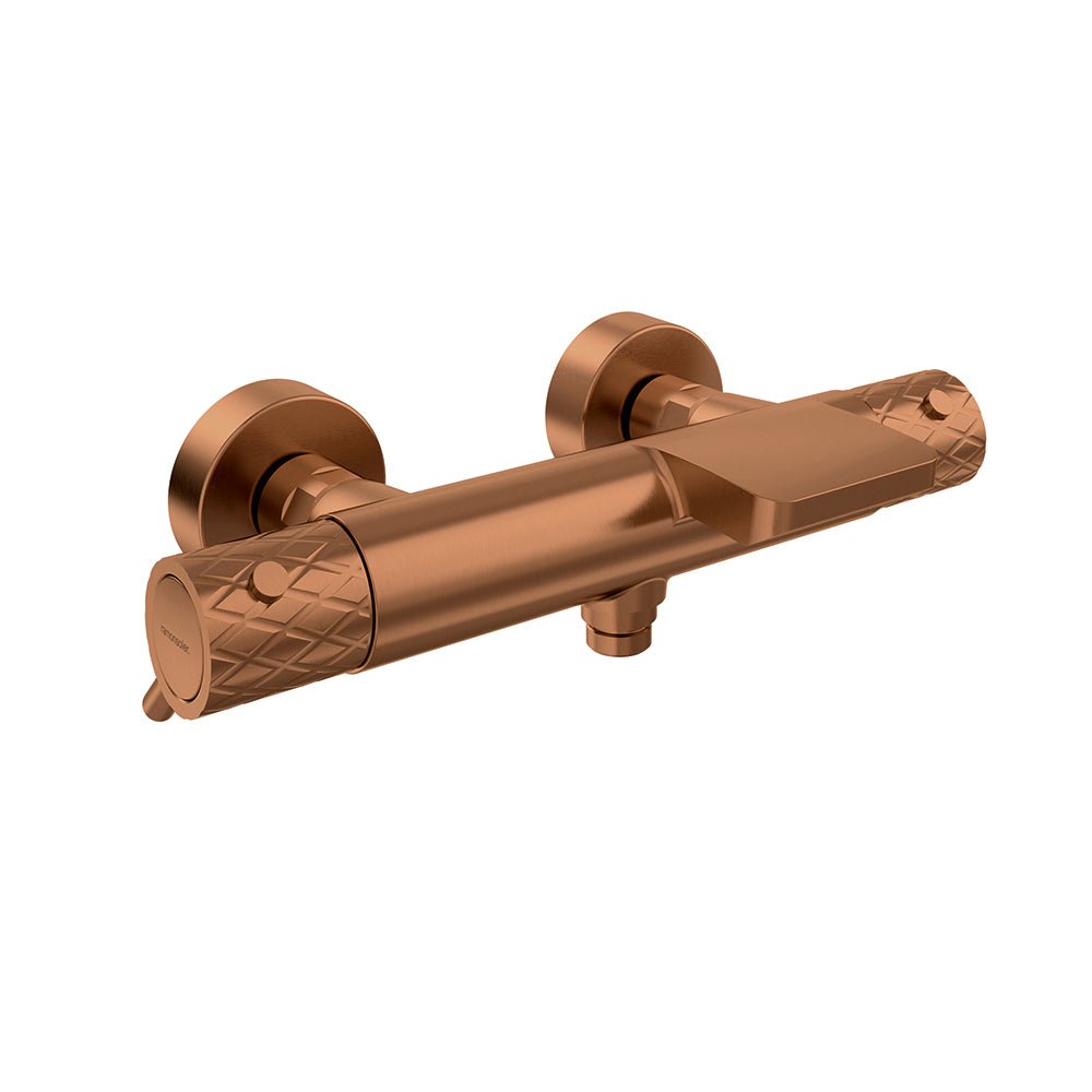 Ramon Soler - Odisea Joya, termostático de bañera, cobre cepillado - BricoandPool