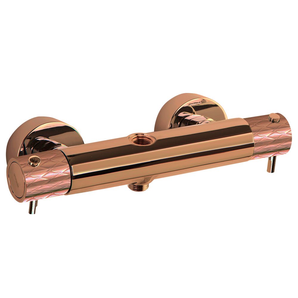 Ramon Soler - Odisea Joya, termostático de ducha de pared, cobre cepillado - BricoandPool