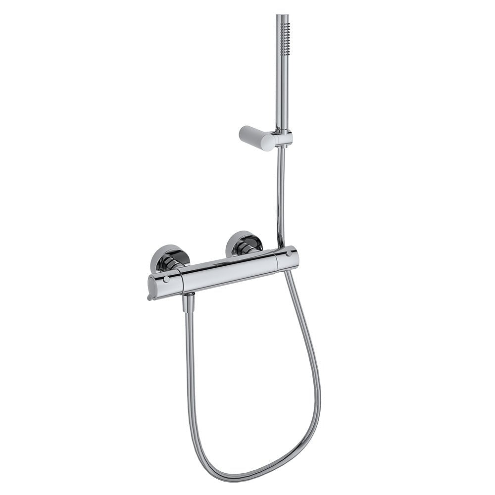 Ramon Soler - Odisea, termostático de ducha con equipo de ducha, cromo - BricoandPool