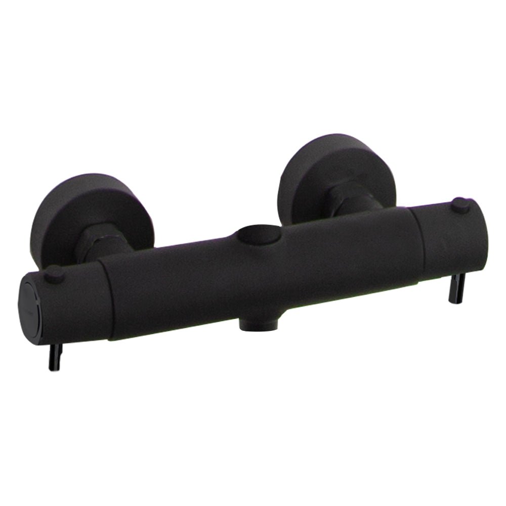 Ramon Soler - Odisea, termostático de ducha, negro mate - BricoandPool