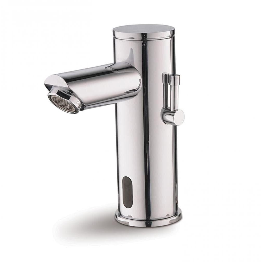 Ramon Soler - Soltronic, lavabo electrónico de dos aguas fría y caliente, cromo - BricoandPool