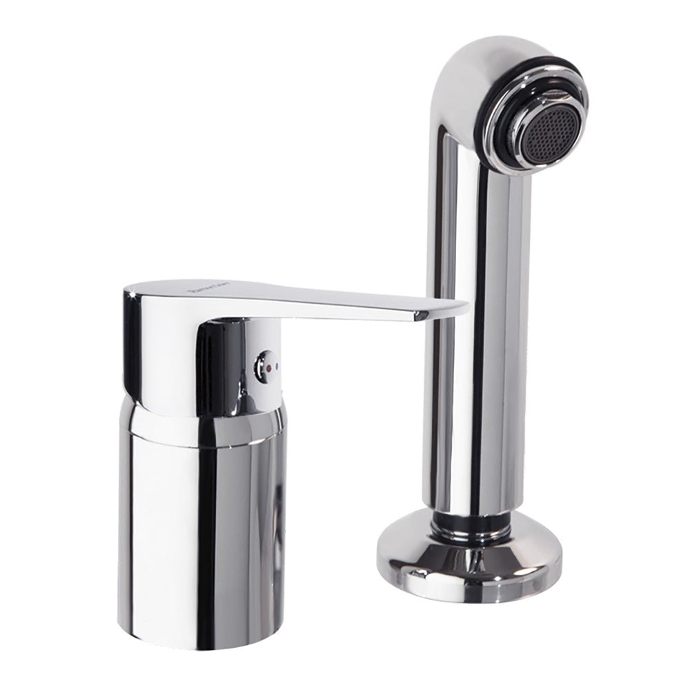 Ramon Soler - Titanium, monomando para peluquería con equipo de ducha, cromo - BricoandPool