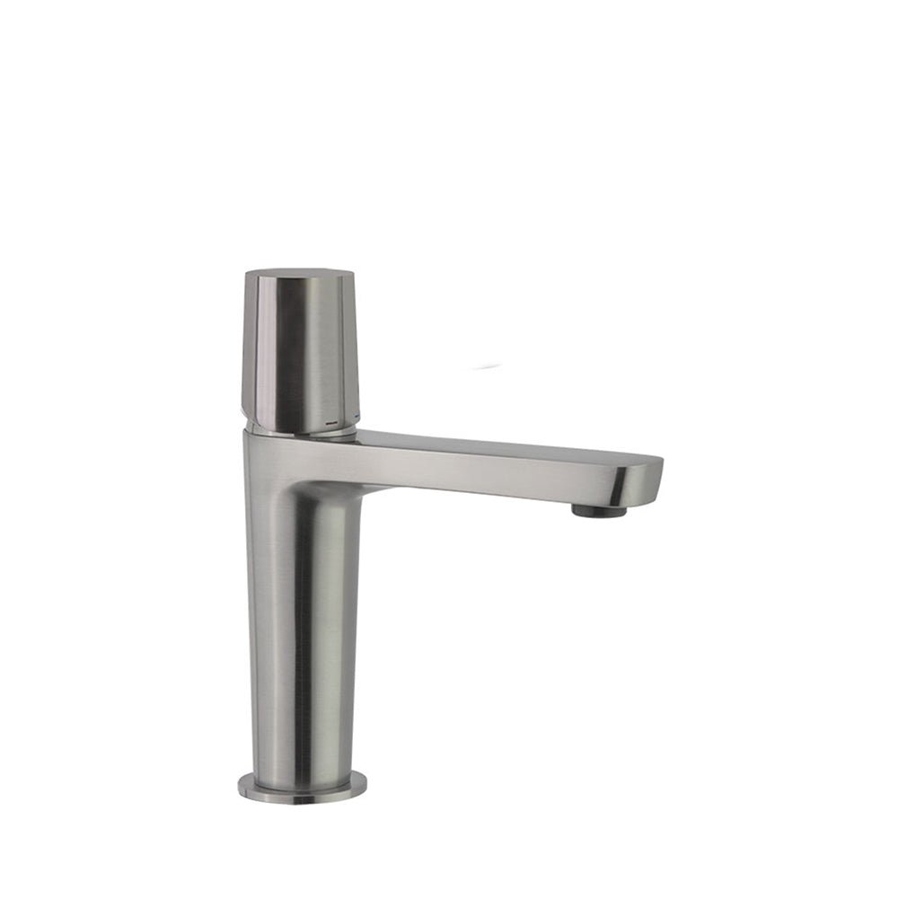 Ramon Soler - Tzar, monomando de lavabo, níquel cepillado - BricoandPool