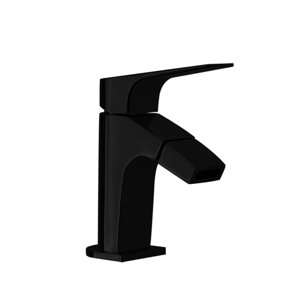 Ramon Soler - Urban Chic, monomando de bidé salida en cascada caudal limitado, negro mate - BricoandPool