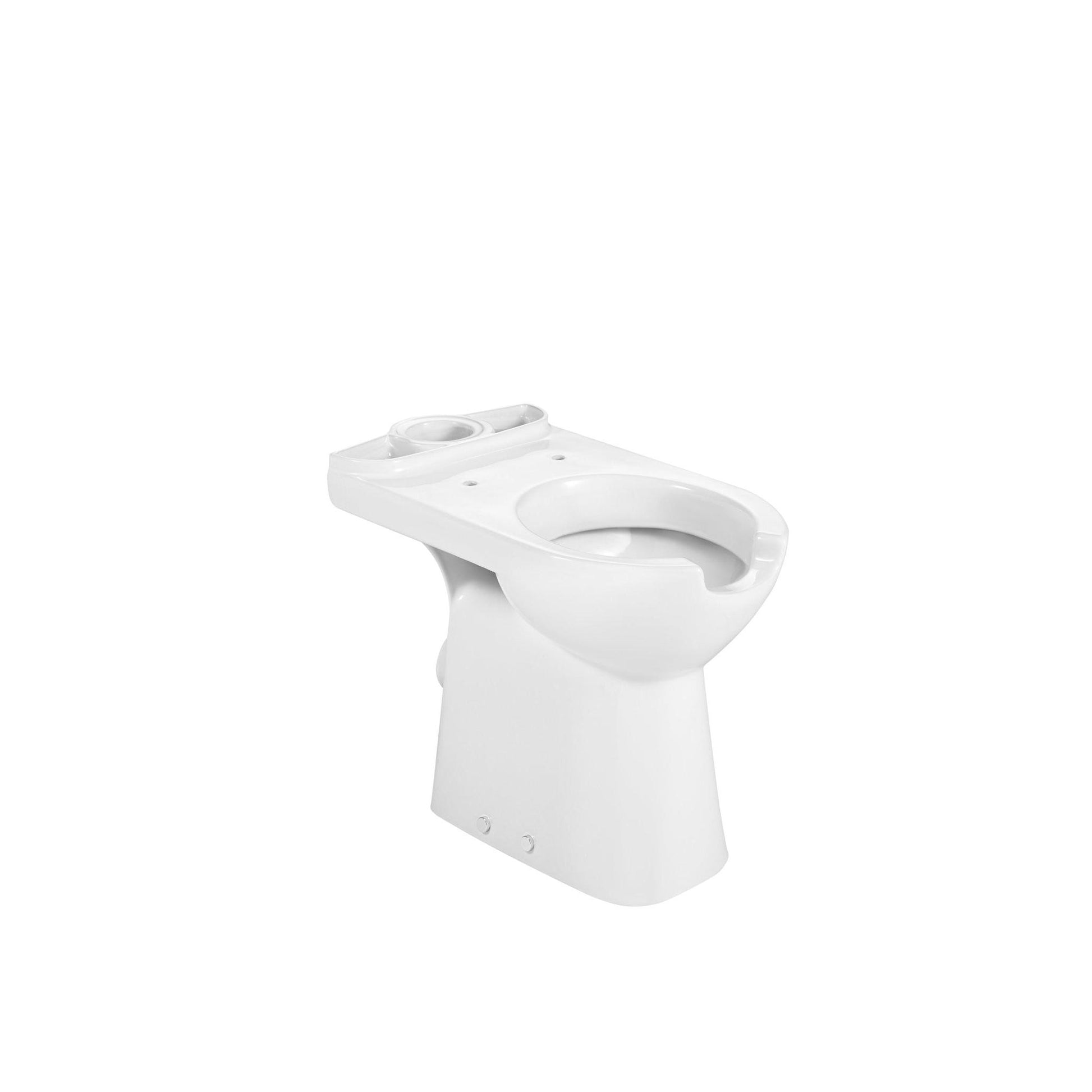 Roca - Acces Taza con salida horizontal y apertura frontal para inodoro de tanque bajo para movilidad reducida - BricoandPool