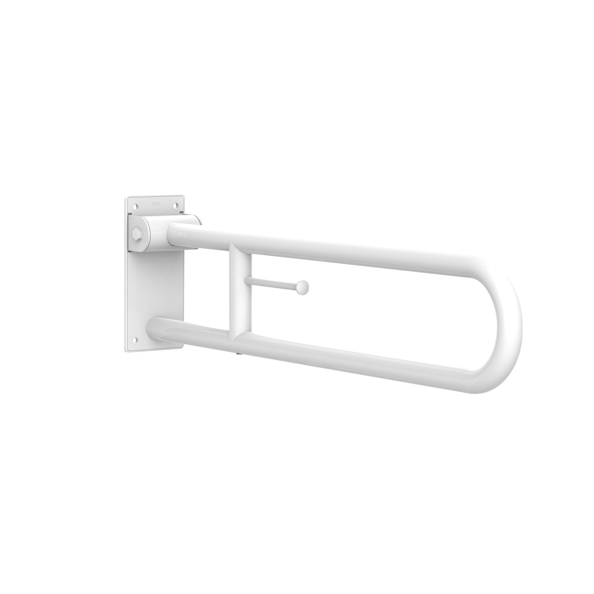 Roca - Asa de baño abatible con portarrollo Access Comfort 800 mm Blanco A816916009 - BricoandPool
