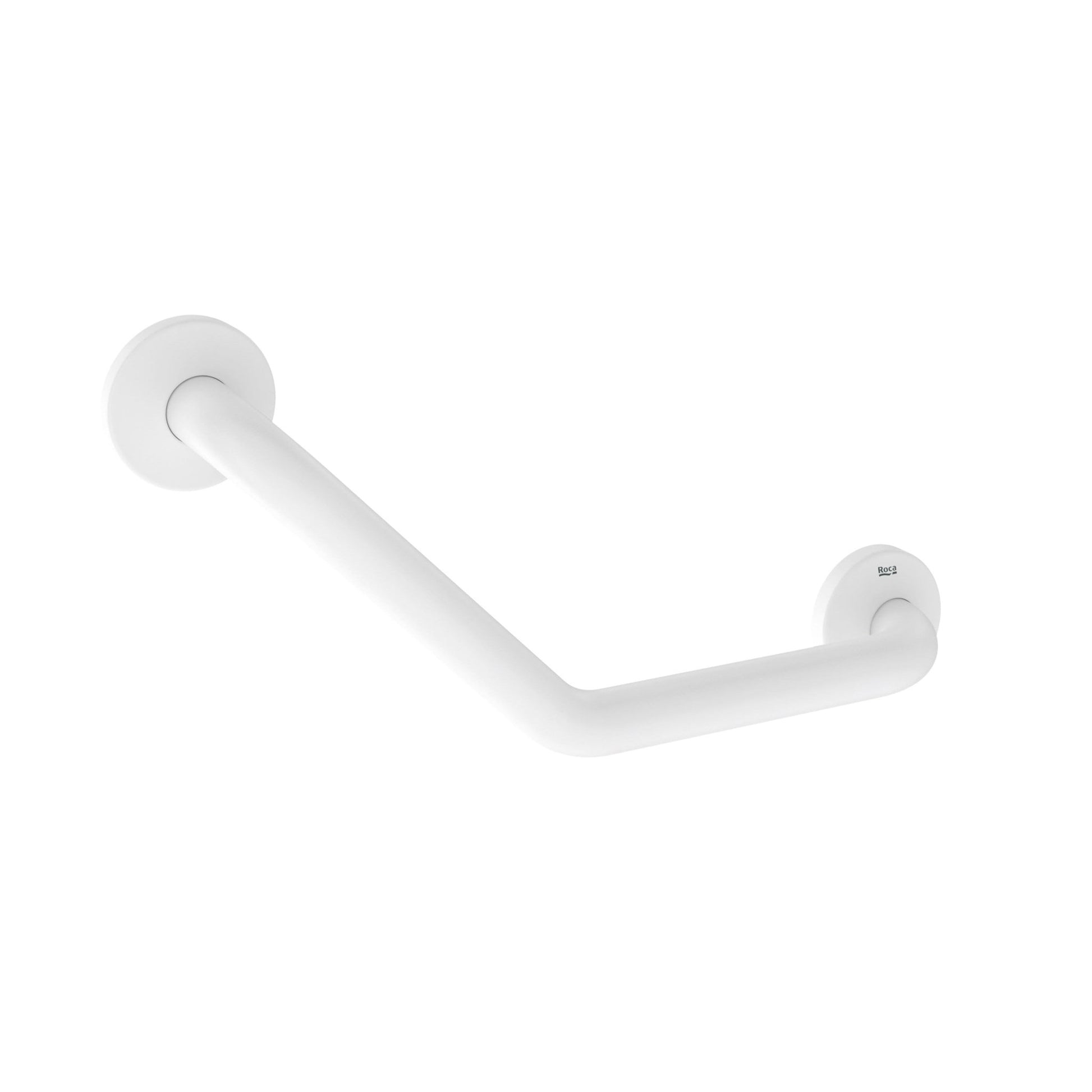 Roca - Asa de baño angular 135º con jabonera acabado Blanco Access Comfort A816905009 - BricoandPool