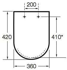 Roca - Asiento Amortiguad Hall Pergamon caida amortiguada (A801622174) - BricoandPool