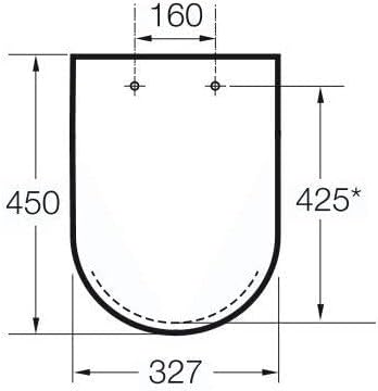 Roca - Asiento Dama Retro Vison A801327194 - BricoandPool