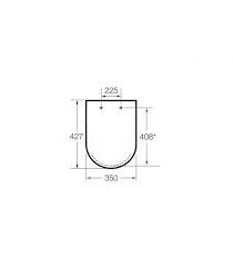 Roca - Asiento y tapa compacto The Gap A80173000B - BricoandPool