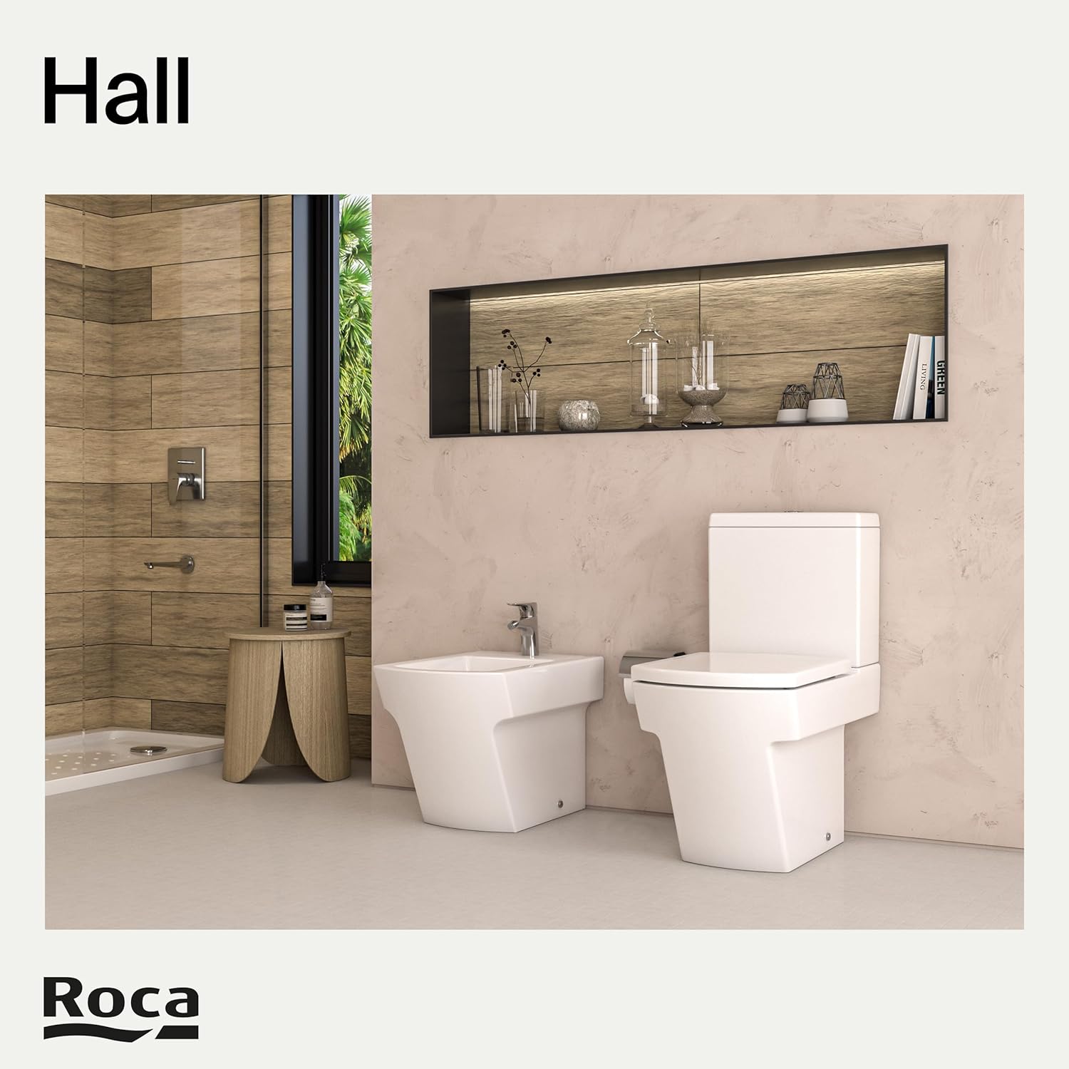 Roca - Asiento y tapa Hall Amortiguado A801622004 - BricoandPool