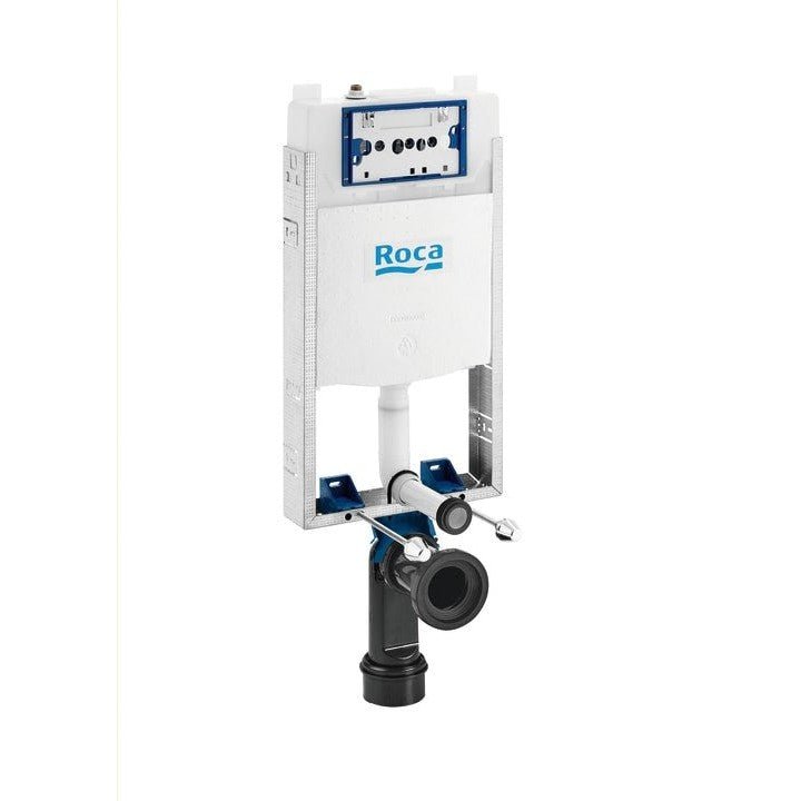 Roca - BASIC WC ONE COMPACT - Bastidor con cisterna compacta empotrable con doble descarga para inodoro suspendido A890070120 - BricoandPool