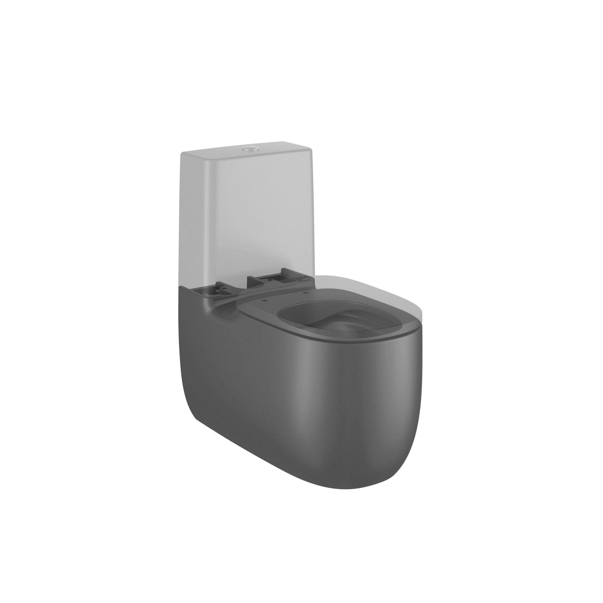 Roca - Beyond Taza Roca Rimless® adosada a pared con salida dual para inodoro de tanque bajo - BricoandPool