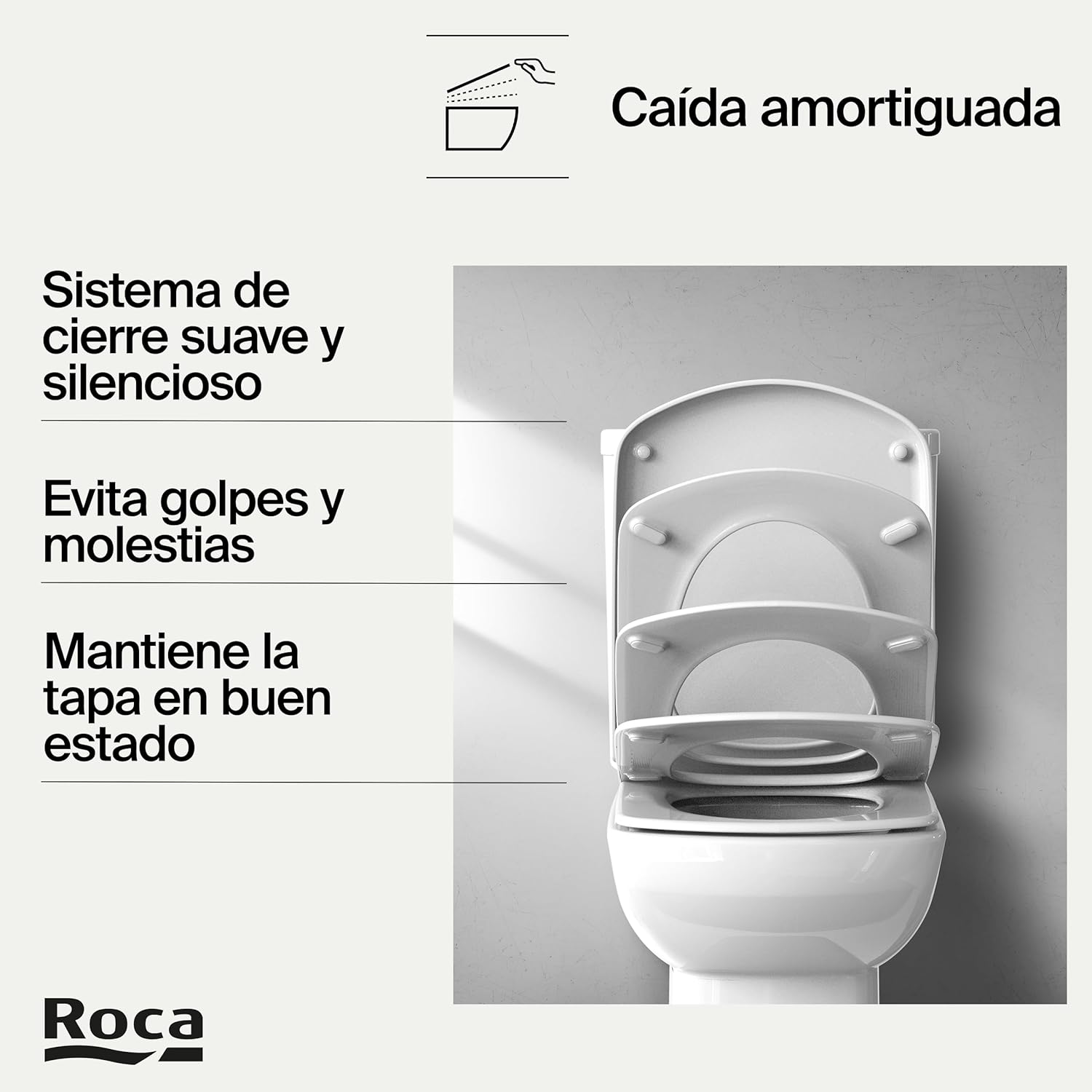 Roca - Bisagras de asiento Dama Senso y Giralda desmontables AI0002100R - BricoandPool