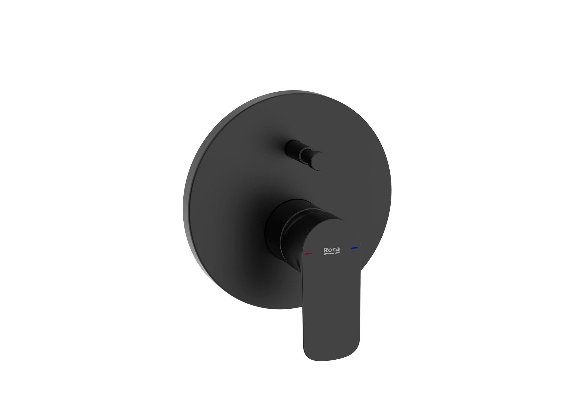 Roca - Cala grifería empotrable para baño - ducha (2 vías) con inversor automático, negro mate A5A0B6ENB0. - BricoandPool