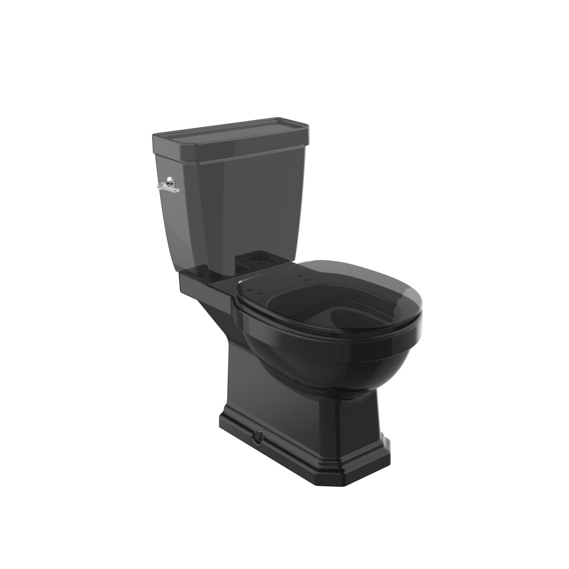 Roca - Carmen Taza Roca Rimless® con salida dual para inodoro de tanque bajo - BricoandPool