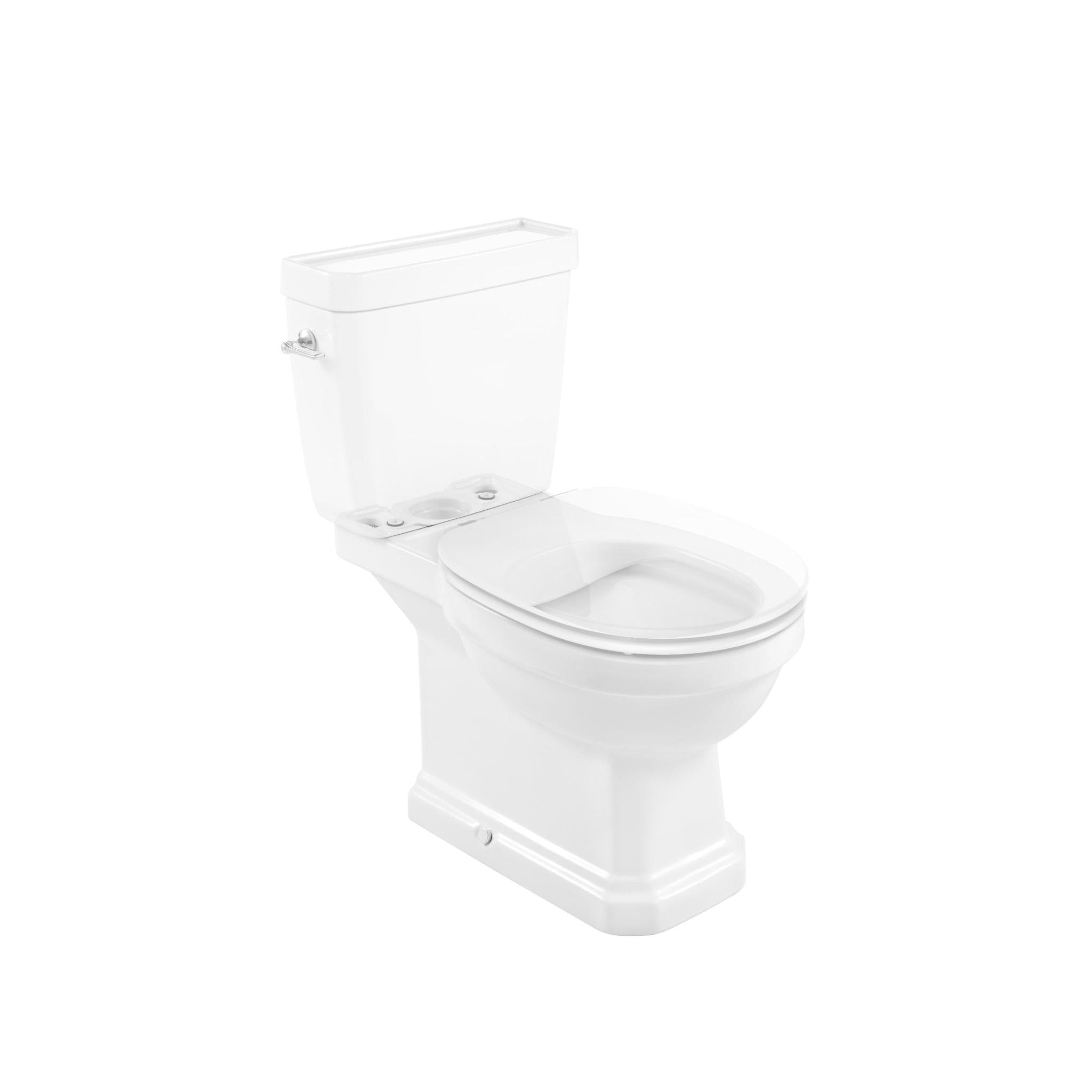 Roca - Carmen Taza Roca Rimless® con salida dual para inodoro de tanque bajo - BricoandPool