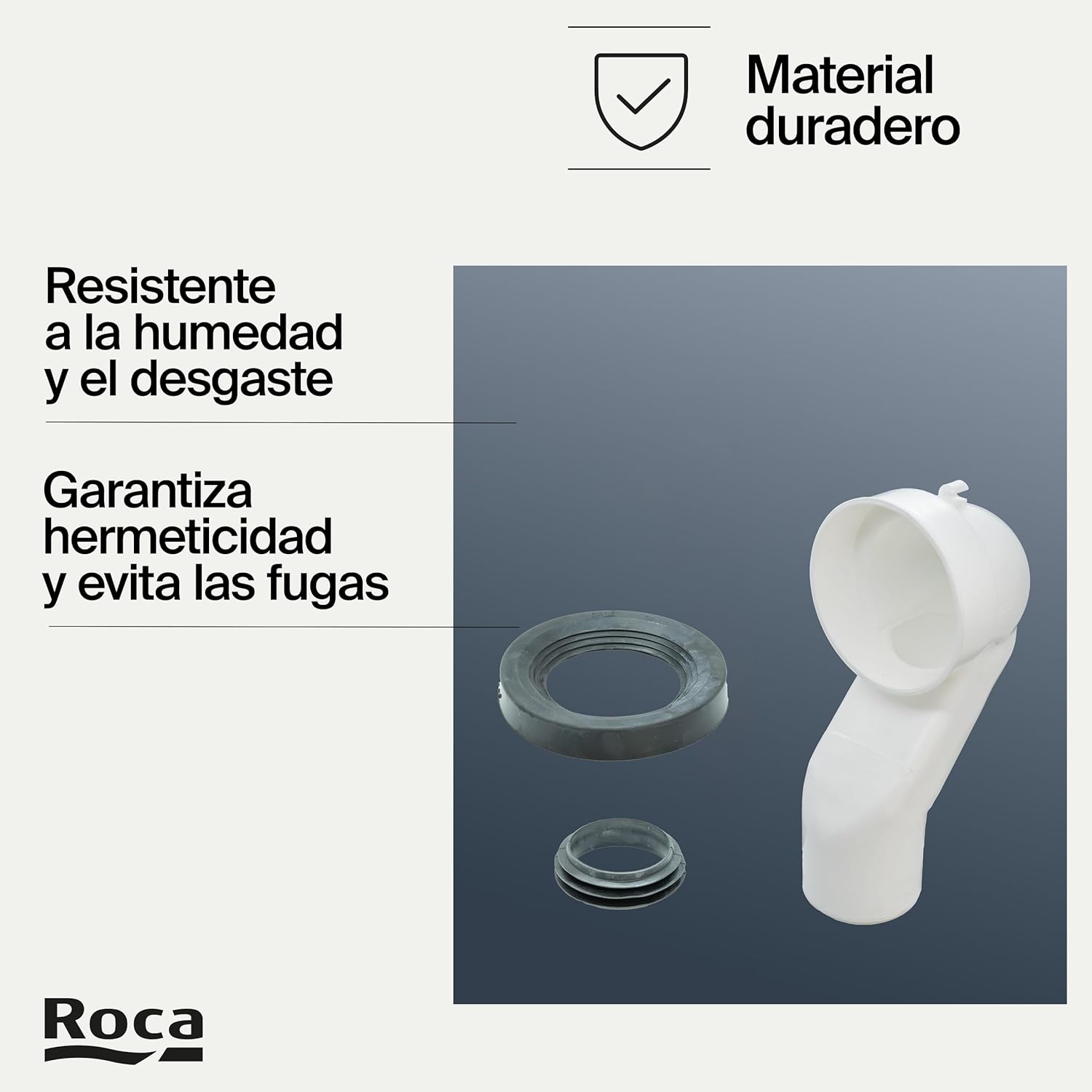 Roca - Codo de evacuación vertical (AV0007700R) - BricoandPool