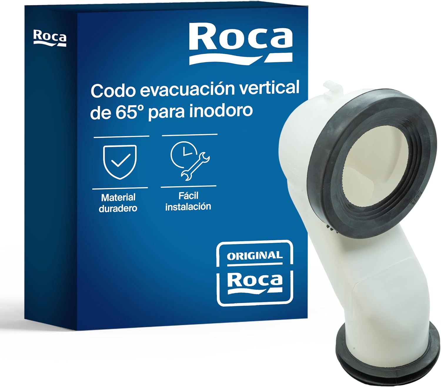 Roca - Codo de evacuación vertical (AV0007700R) - BricoandPool