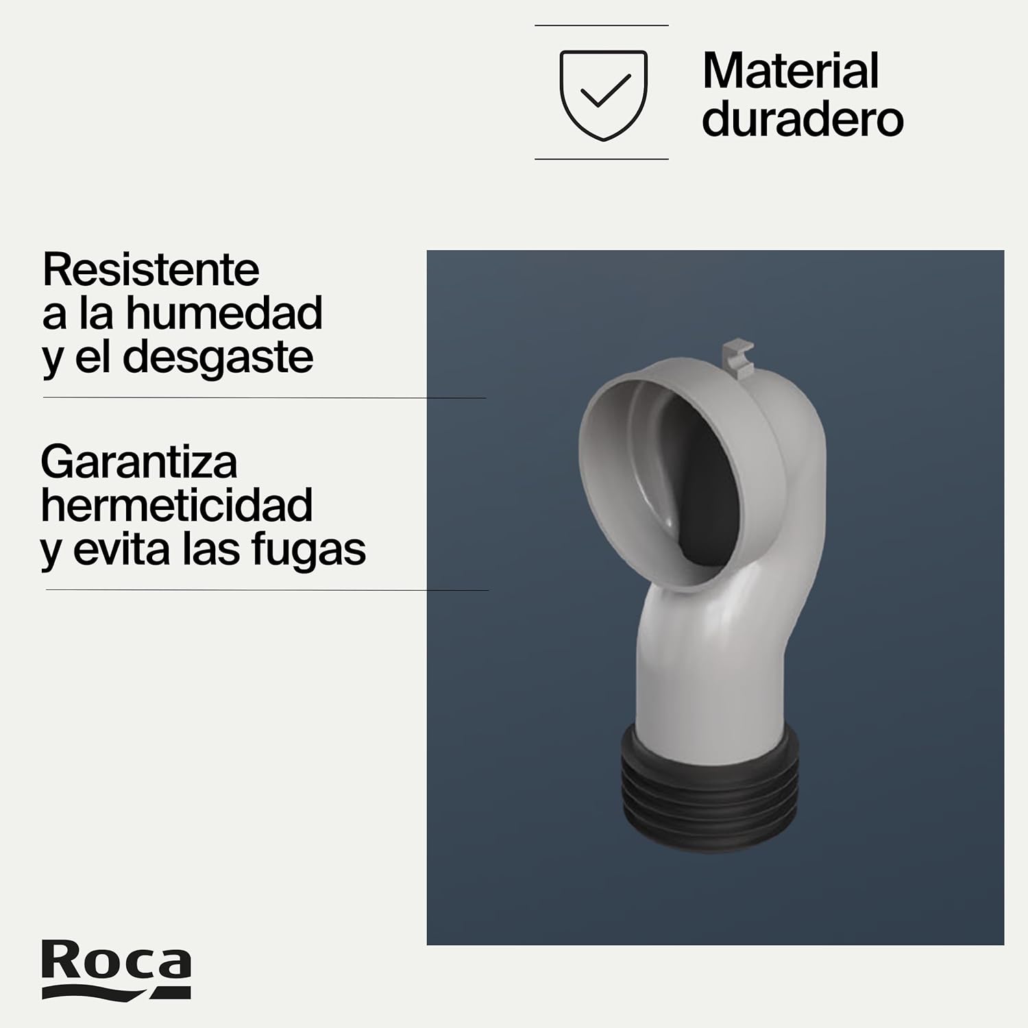 Roca - Codo de evacuación WC salida dual (AV0007900R) - BricoandPool