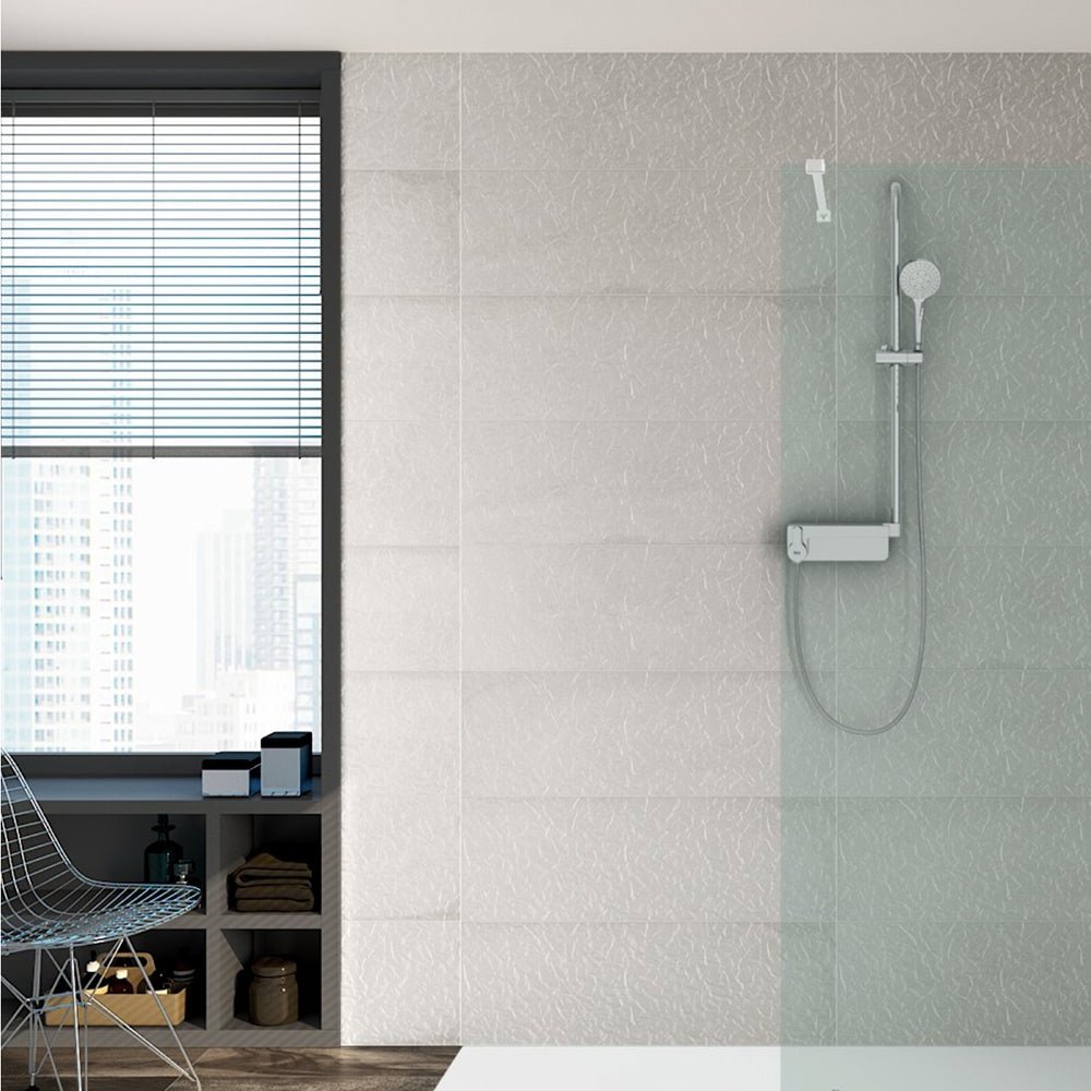 Roca - Columna de ducha monomando con repisa A5A9A88C00 - BricoandPool