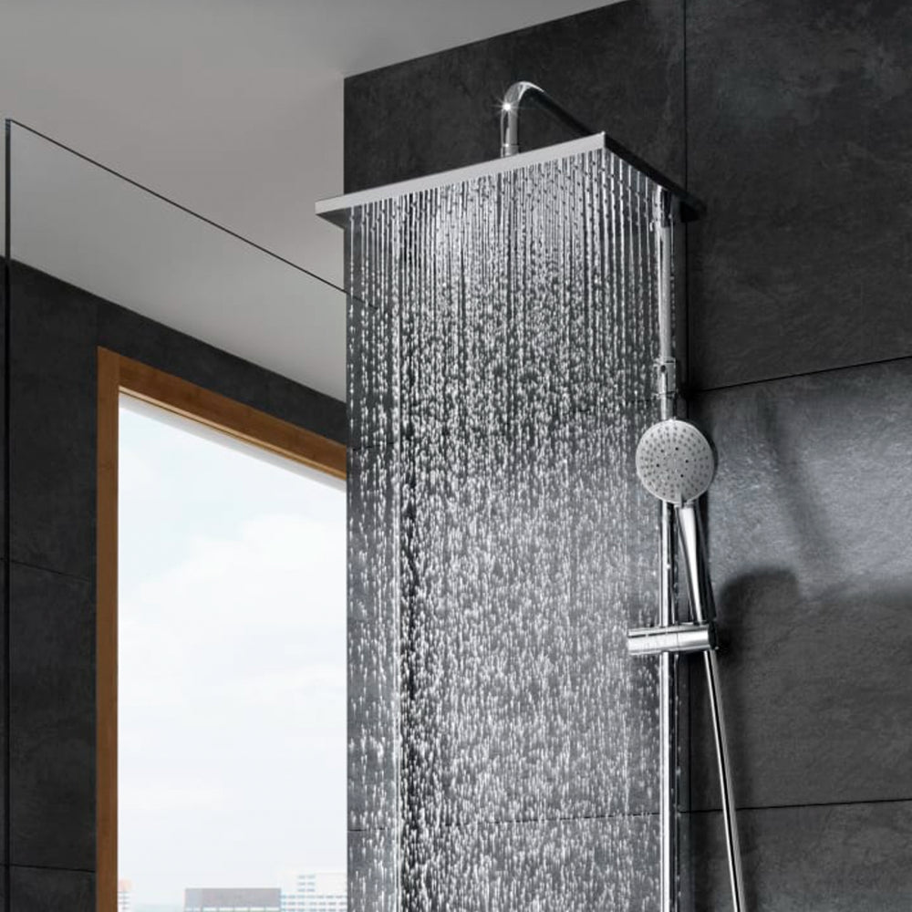 Roca - Columna de ducha termostática Even - T Square A5A202EC00 - BricoandPool