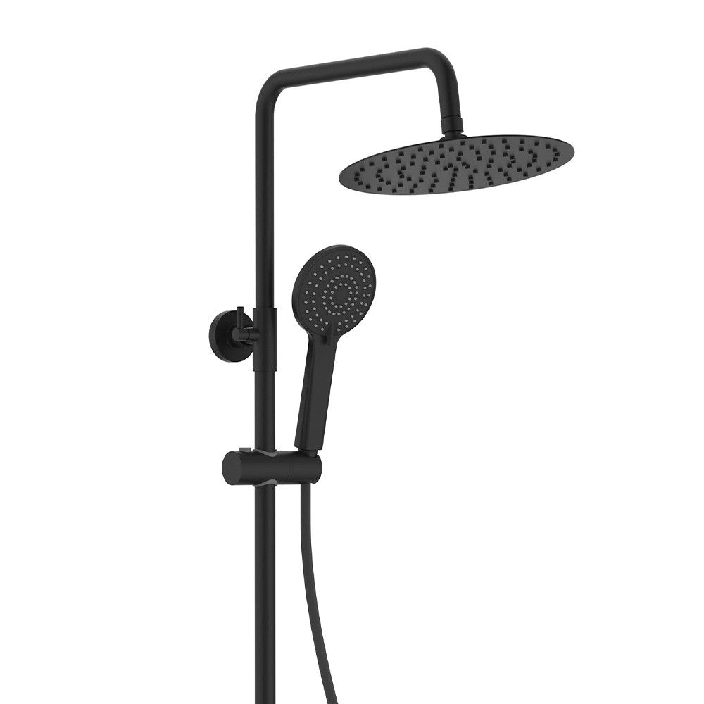 Roca - Columna de ducha Vega Plus Round Negro A5A9A6ENB0 - BricoandPool